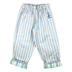 Club Trésor - Pantalón convertible a rayas Pastel Fever | Crudo