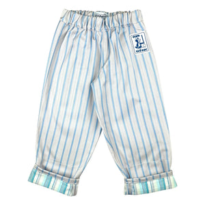 Club Trésor - Pantalón convertible a rayas Pastel Fever | Crudo