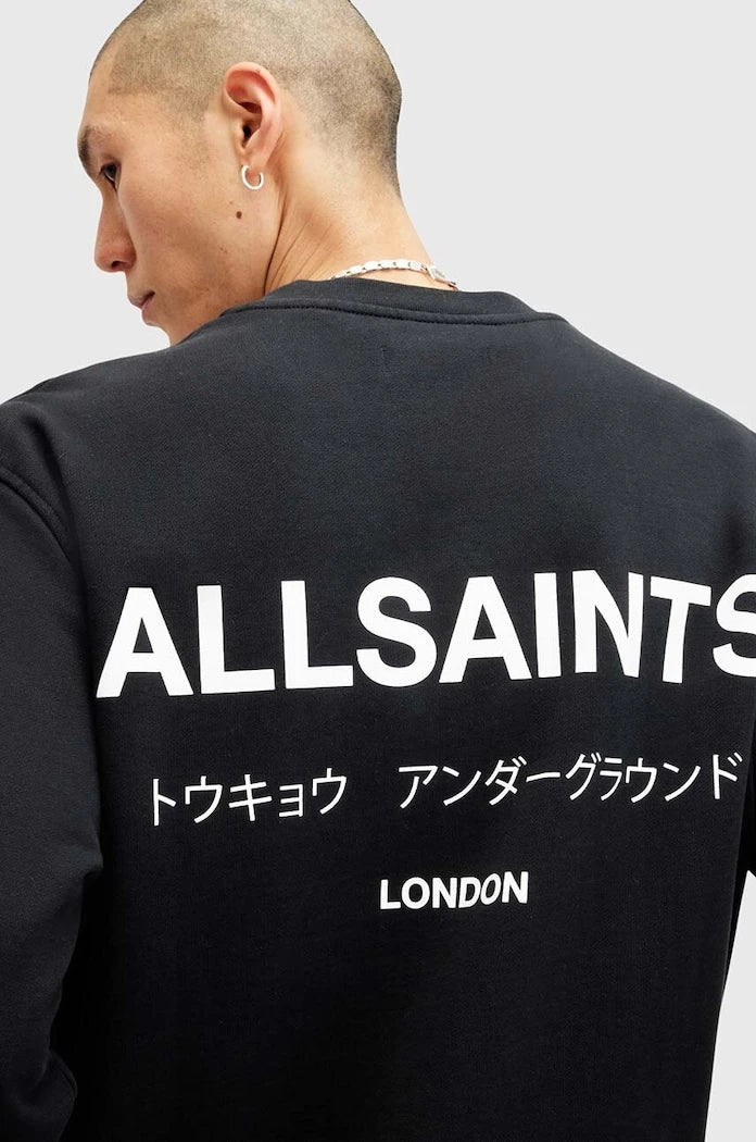 Sudadera de algodón AllSaints UNDERGROUND