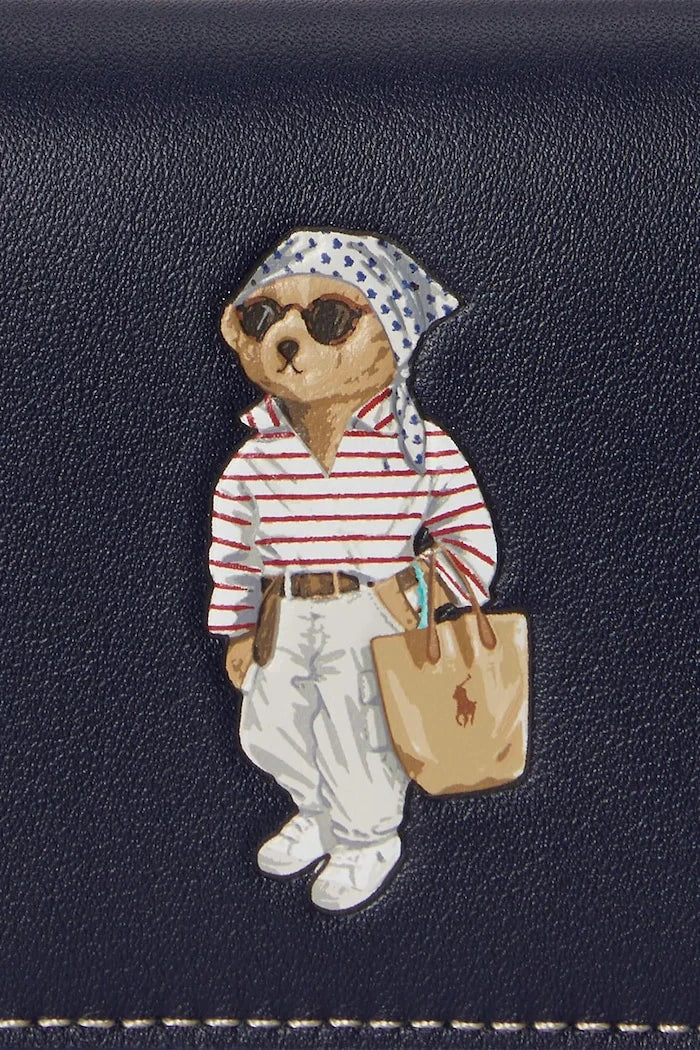 Cartera de cuero Polo Ralph Lauren para mujer
