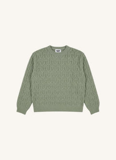 Hundred Pieces - Suéter de Merino Lacy | Verde Agua