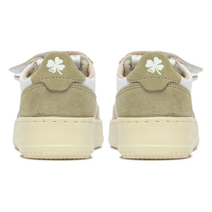 Autry - Zapatillas deportivas bajas de ante tricolor Kidstripes para niños | Caqui claro