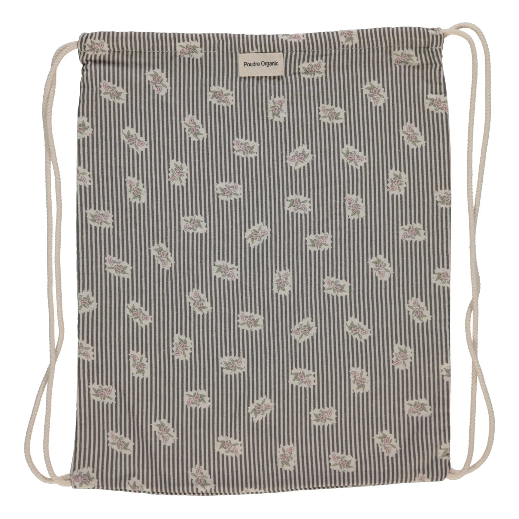 Poudre Organic - Mochila con flores rosas | Gris