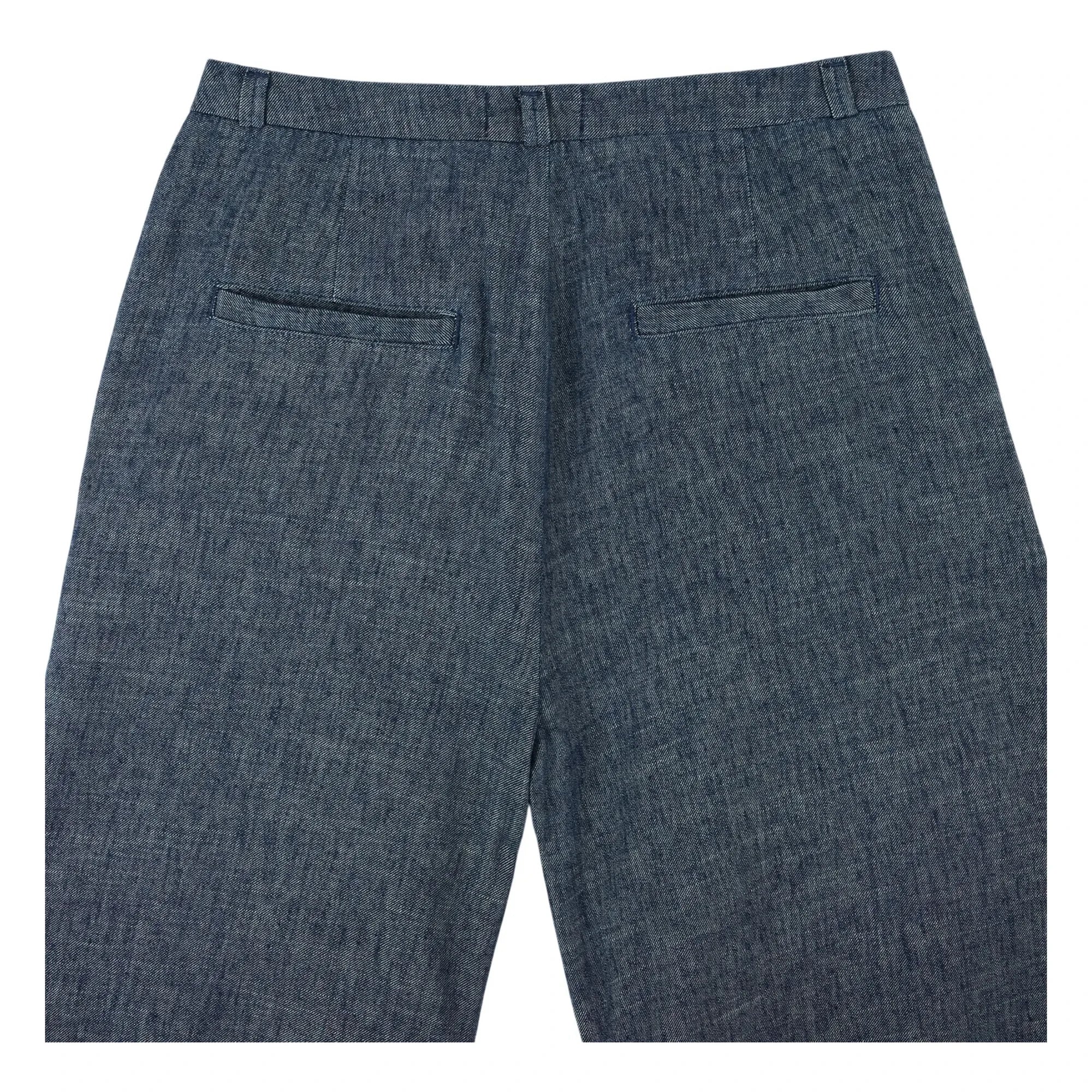 Emile et Ida - Pantalones de lino y algodón | Azul marino