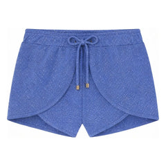 Lison Paris - Bañador short metálico Bahamas | Cobalto