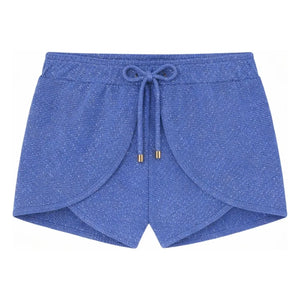 Lison Paris - Bañador short metálico Bahamas | Cobalto