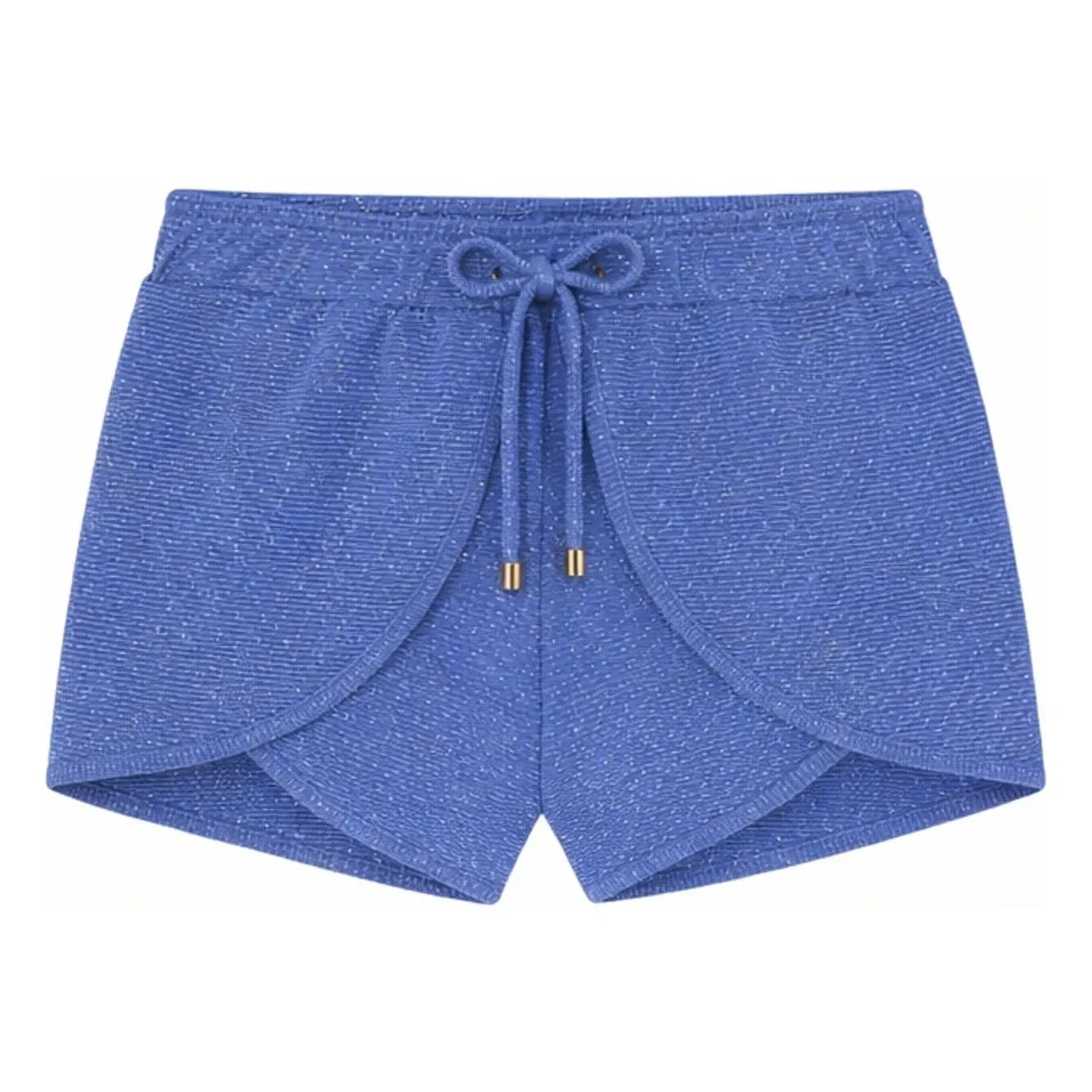Lison Paris - Bañador short metálico Bahamas | Cobalto