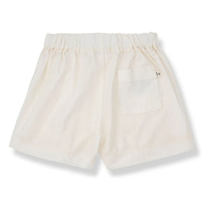 1+ en la familia - Pantalones cortos popelín Tramuntana | Blanco
