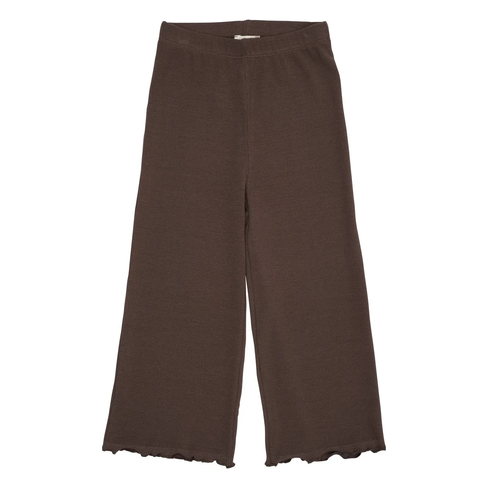 Copenhagen Colors - Pantalón de pierna ancha Modal | Marrón oscuro