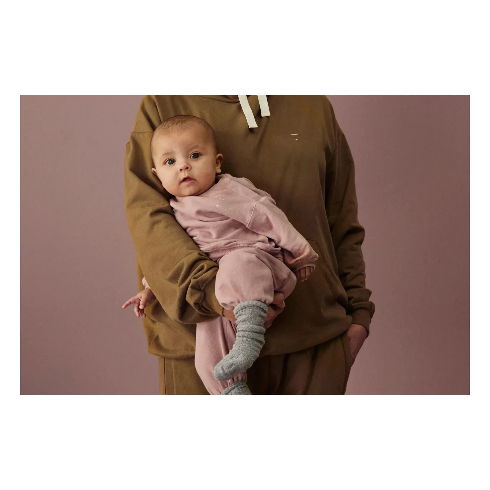 Gray Label - Pantalón Jogger Mini de Algodón Orgánico | Ciruela