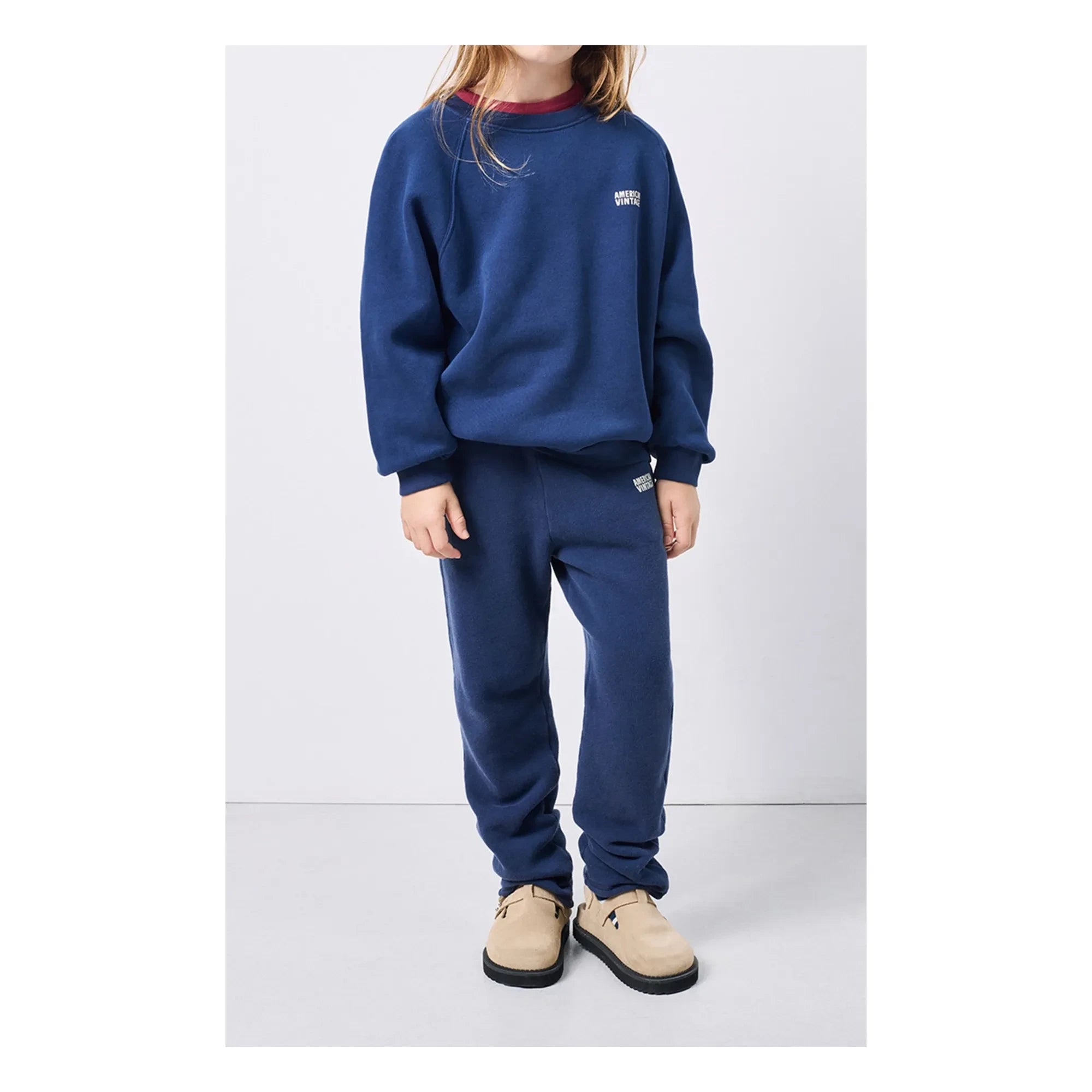 American Vintage - Sudadera Izubird | Azul marino