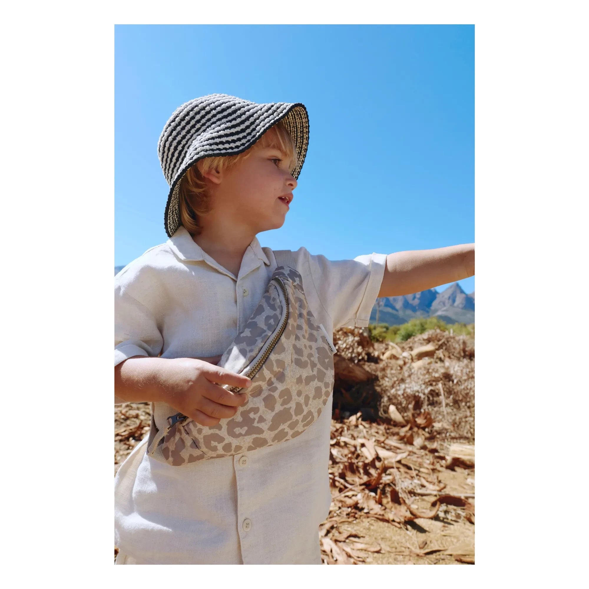 Studio Noos - Riñonera infantil Puffy Leopard | Beige
