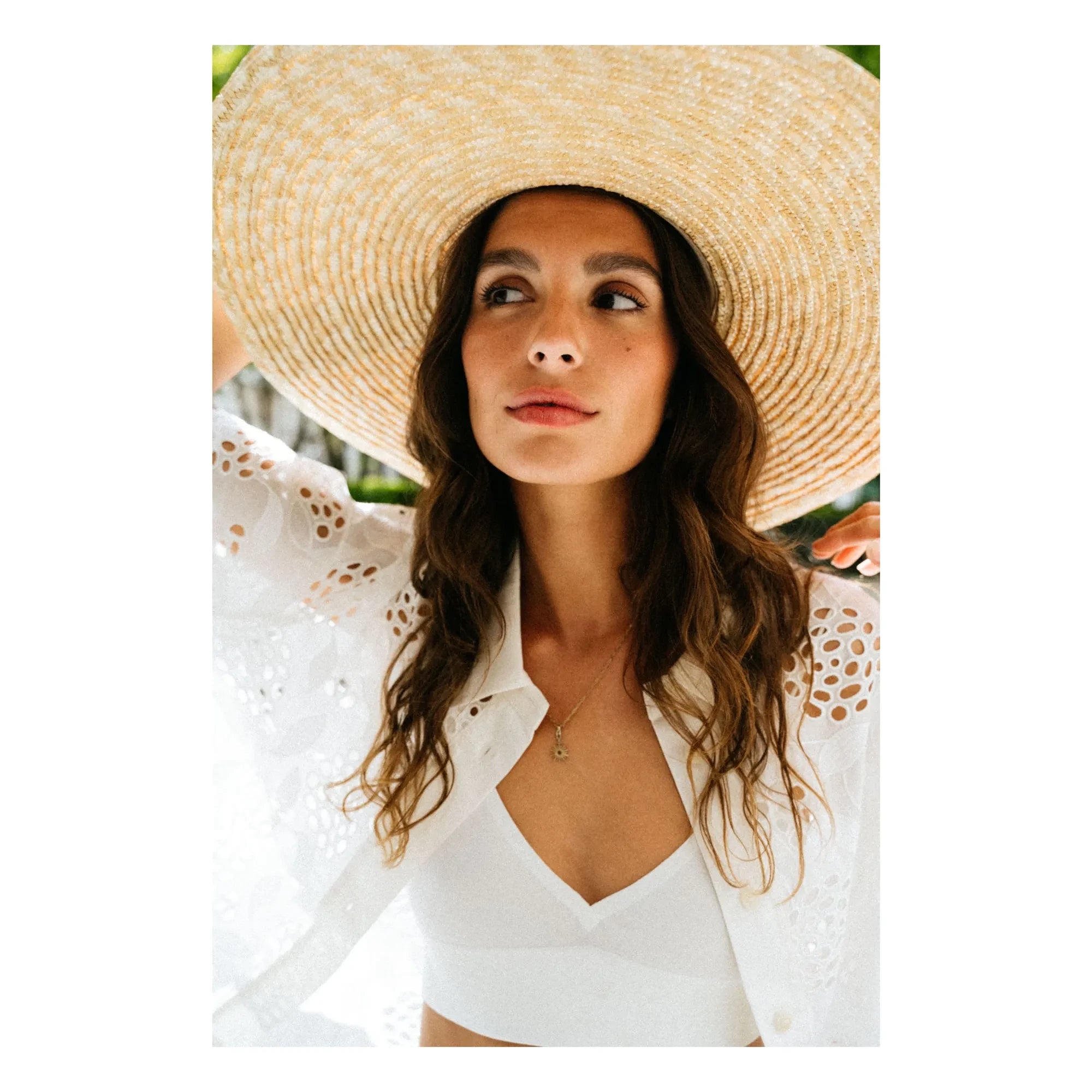 Sacrécoeur - Camisa Flavia Flower | Blanca