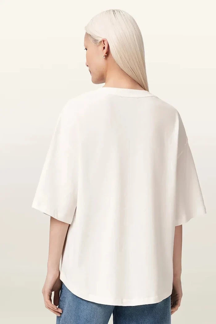 Camiseta STACKS AllSaints para mujer de algodón, corte holgado