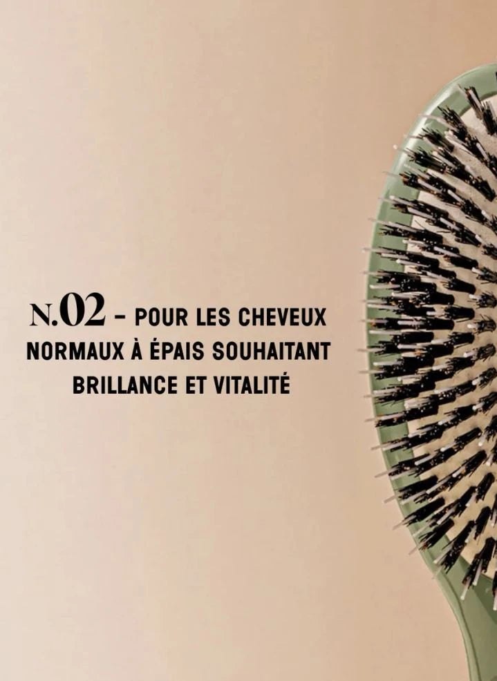 La Bonne Brosse - El Esencial Cepillo para el Cabello No. 02 - Cuidado y Desenredo | Verde Almendra
