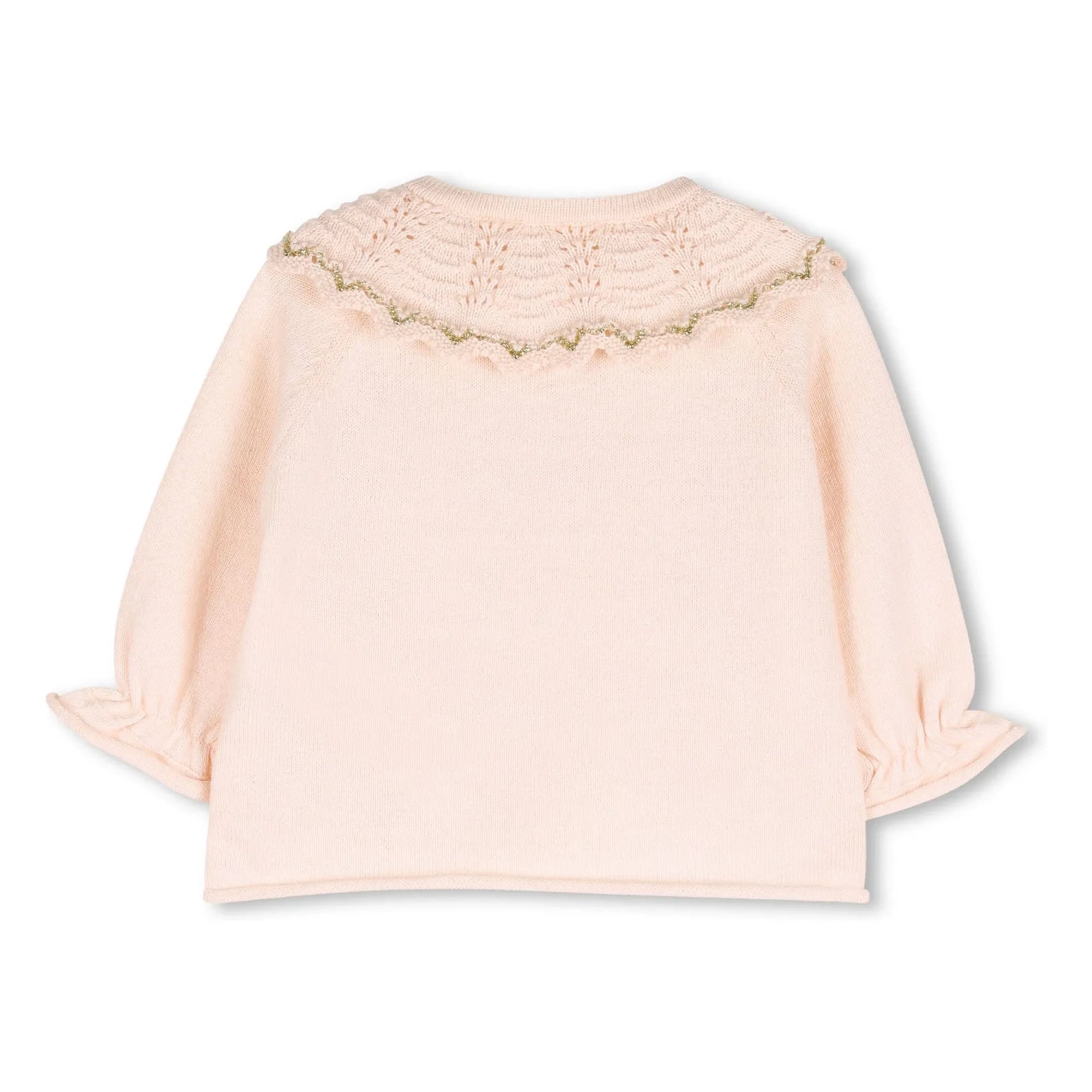 Chloé - Conjunto de suéter y braguita de algodón orgánico | Rosa