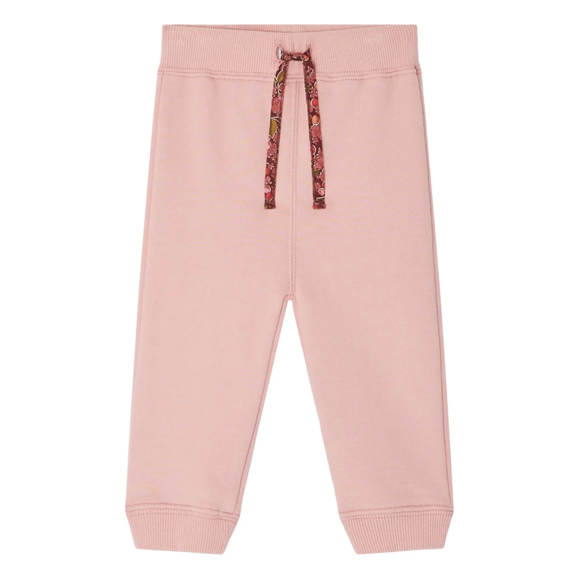 Bonpoint - Jogger de felpa de algodón orgánico Bambo | Rosa caramelo