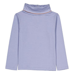 Hola Simone - Cuello alto Twiggy de algodón orgánico, monocromático | Lavanda