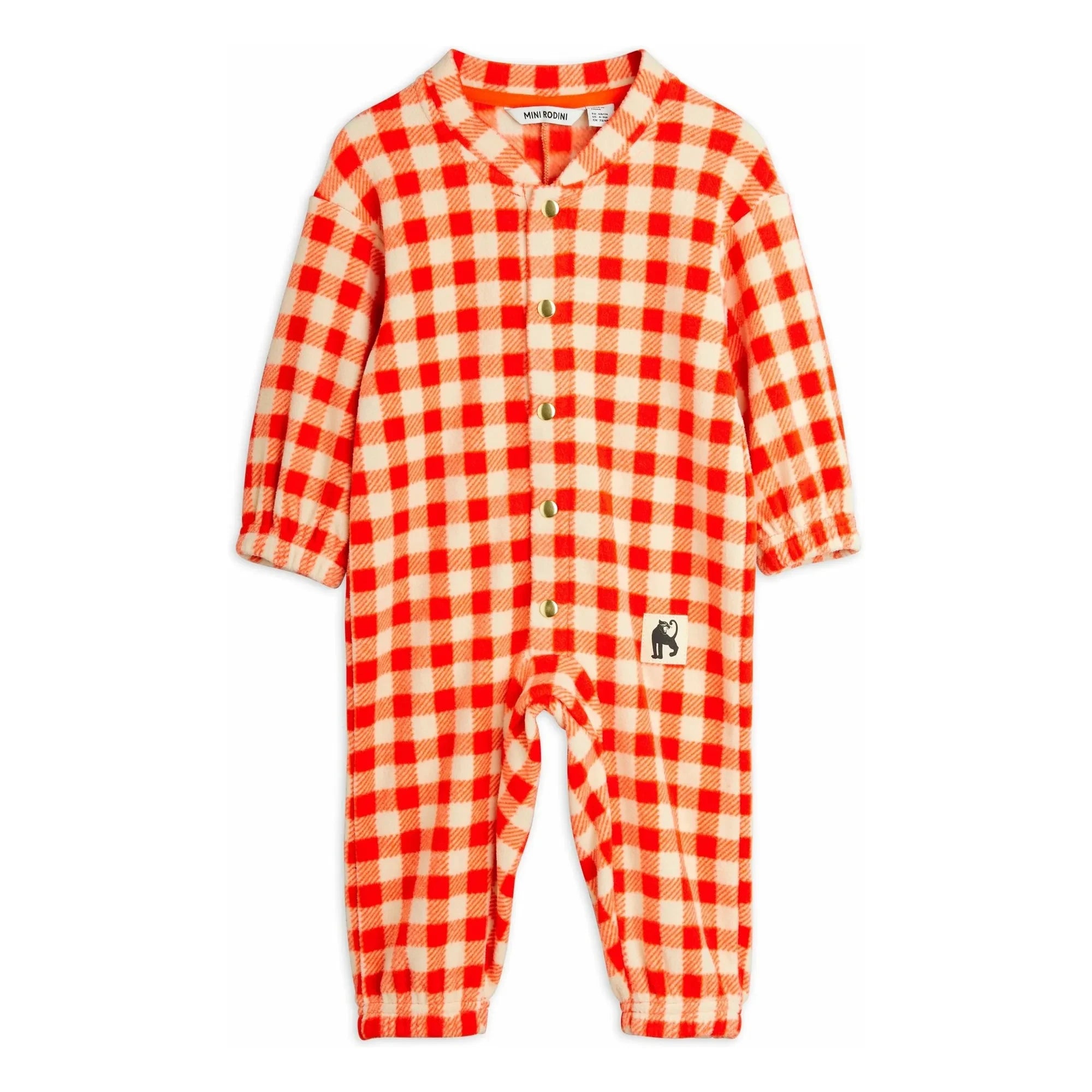Mini Rodini - Mono de vichy rojo