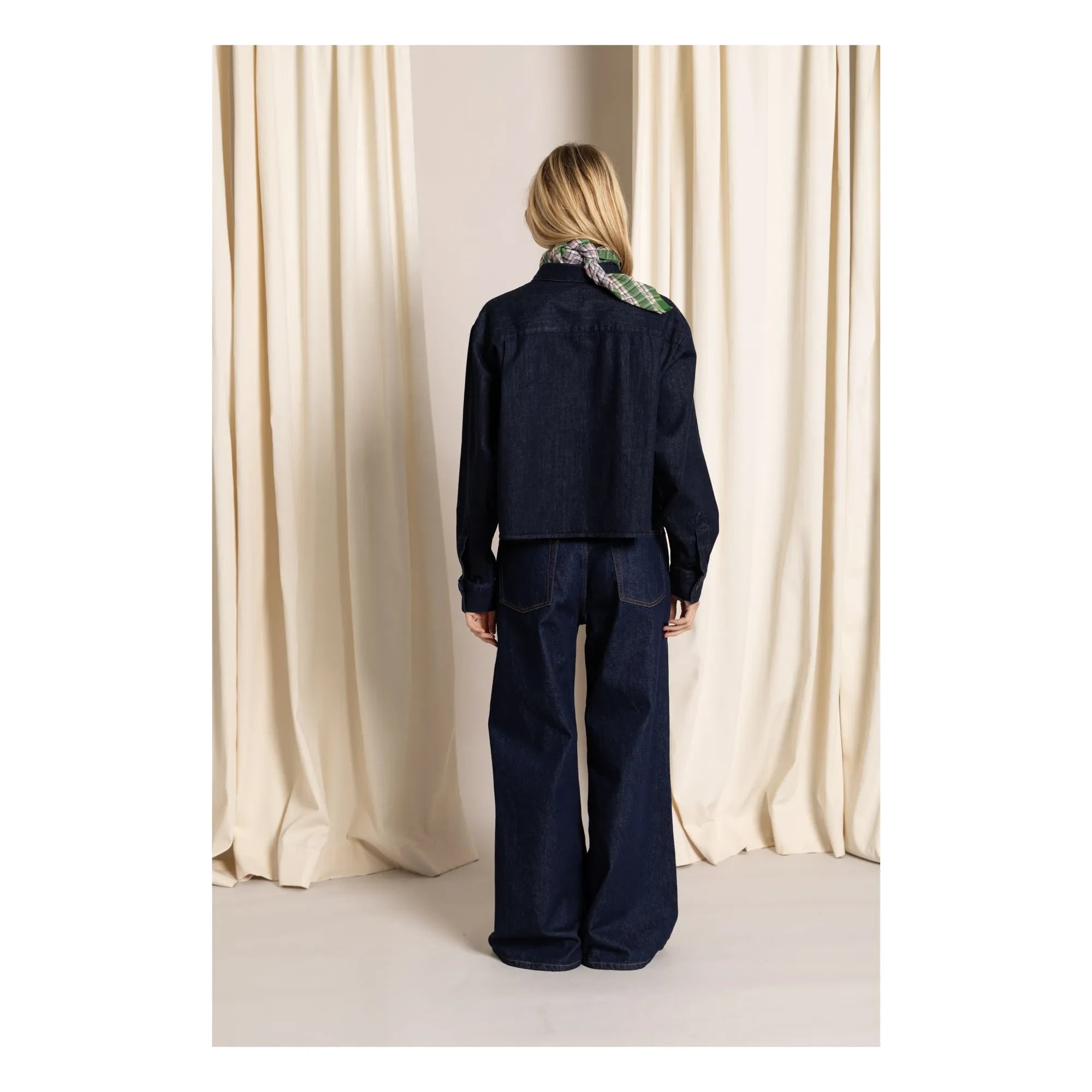 Smallable Mujer - Camisa corta Chili | Denim bruto