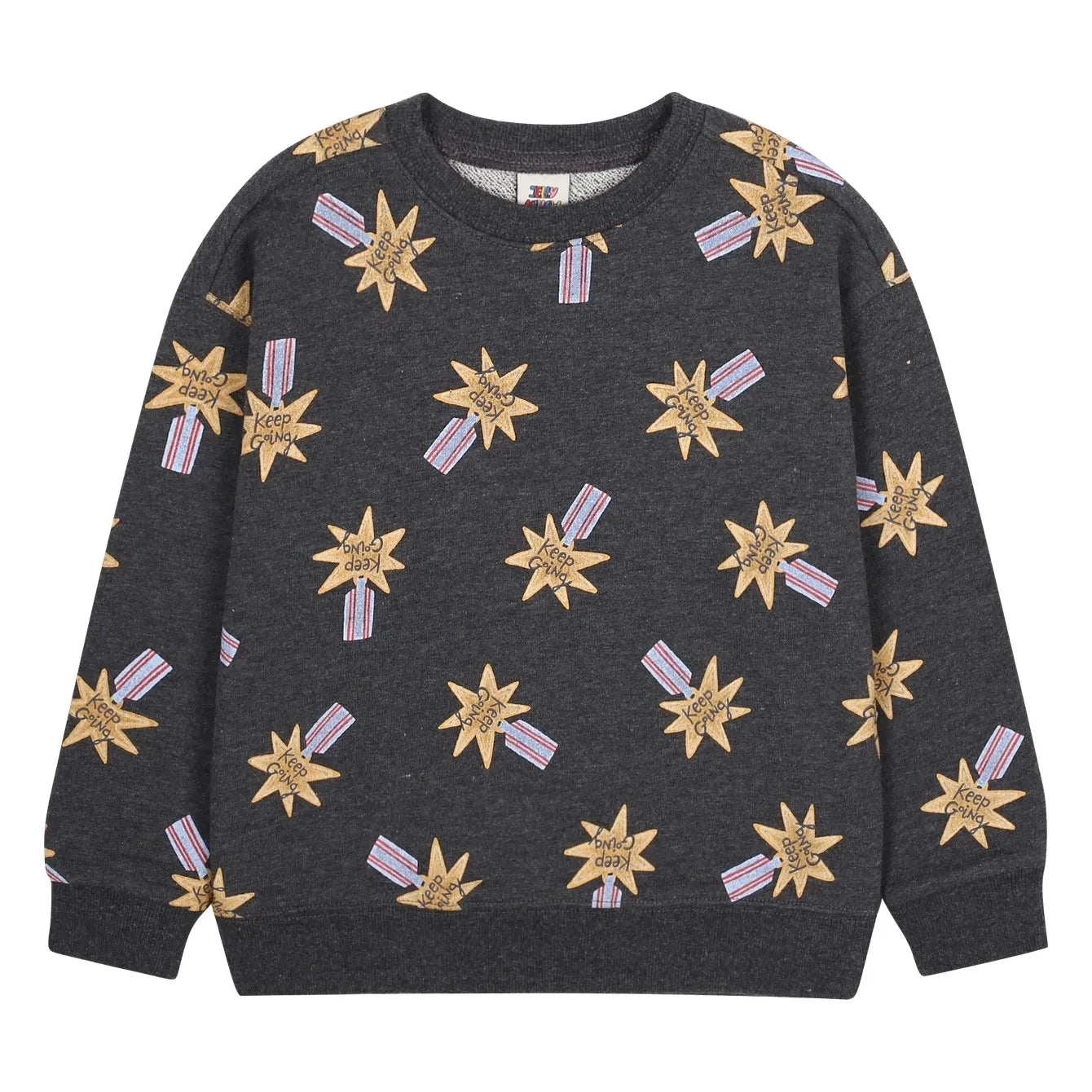 Jelly Mallow - "Keep Going" Sudadera | Gris carbón
