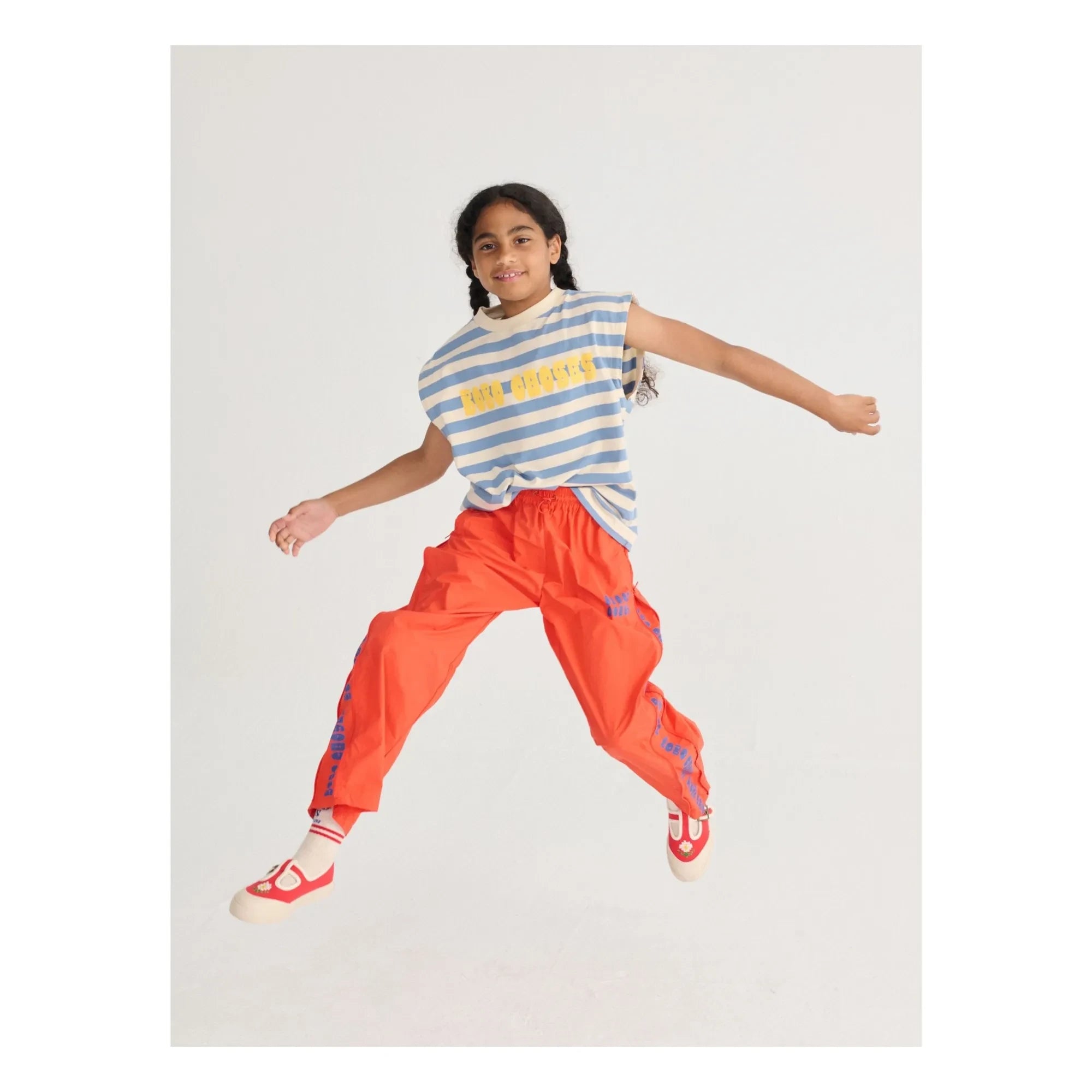 Bobo Choses - Bobo Choses Camiseta de tirantes a rayas | Azul