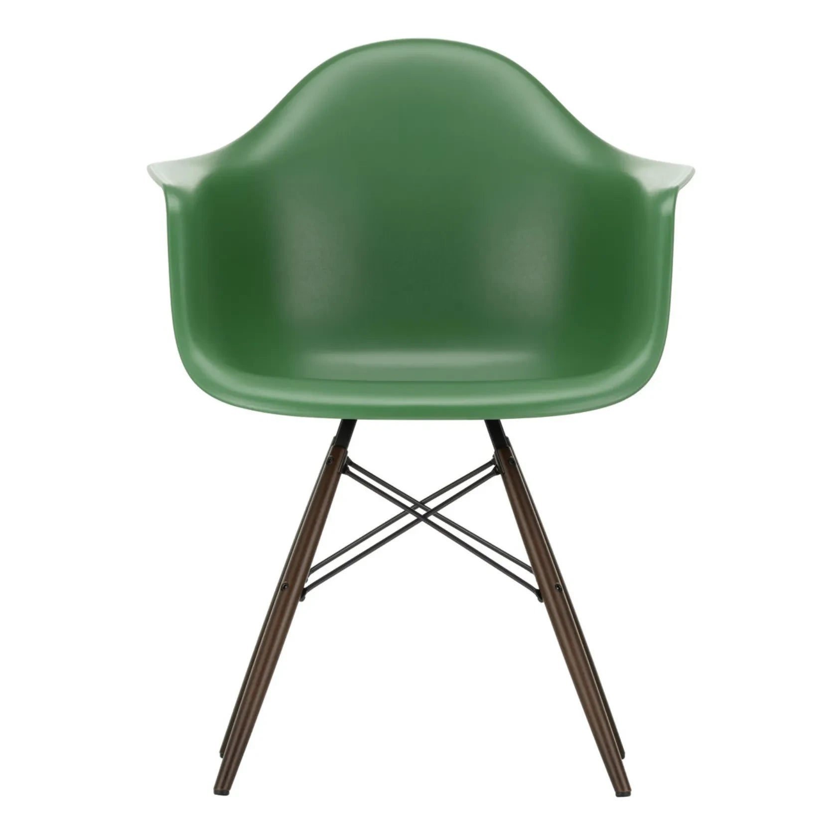 Vitra - Silla DAW - base de arce - Charles & Ray Eames | Verde esmeralda
