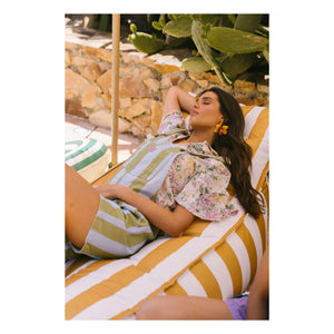 Favorite People - Petos Cortos de Rayas Ravioli - Colección Mujer | Olive