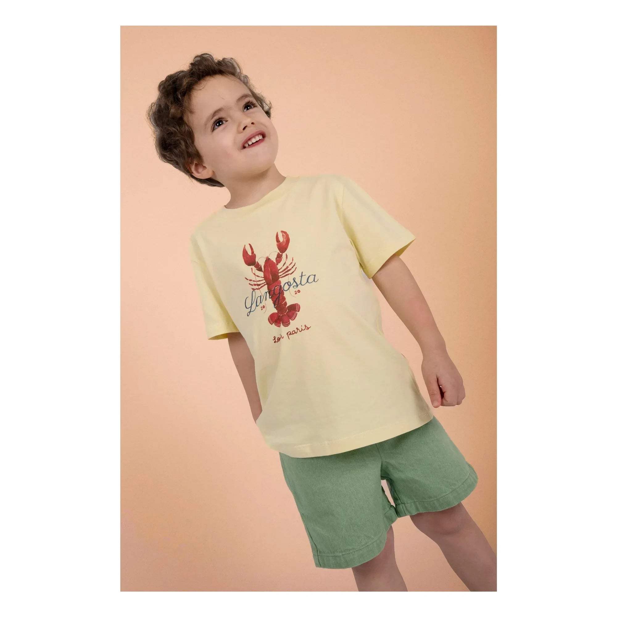 Loir - Camiseta Langosta | Amarillo pálido