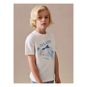Bonpoint - Camiseta de algodón orgánico Thibald | Crudo