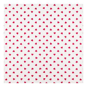 Petit Bateau - Corazones de algodón orgánico para cambiar pañales | Blanco