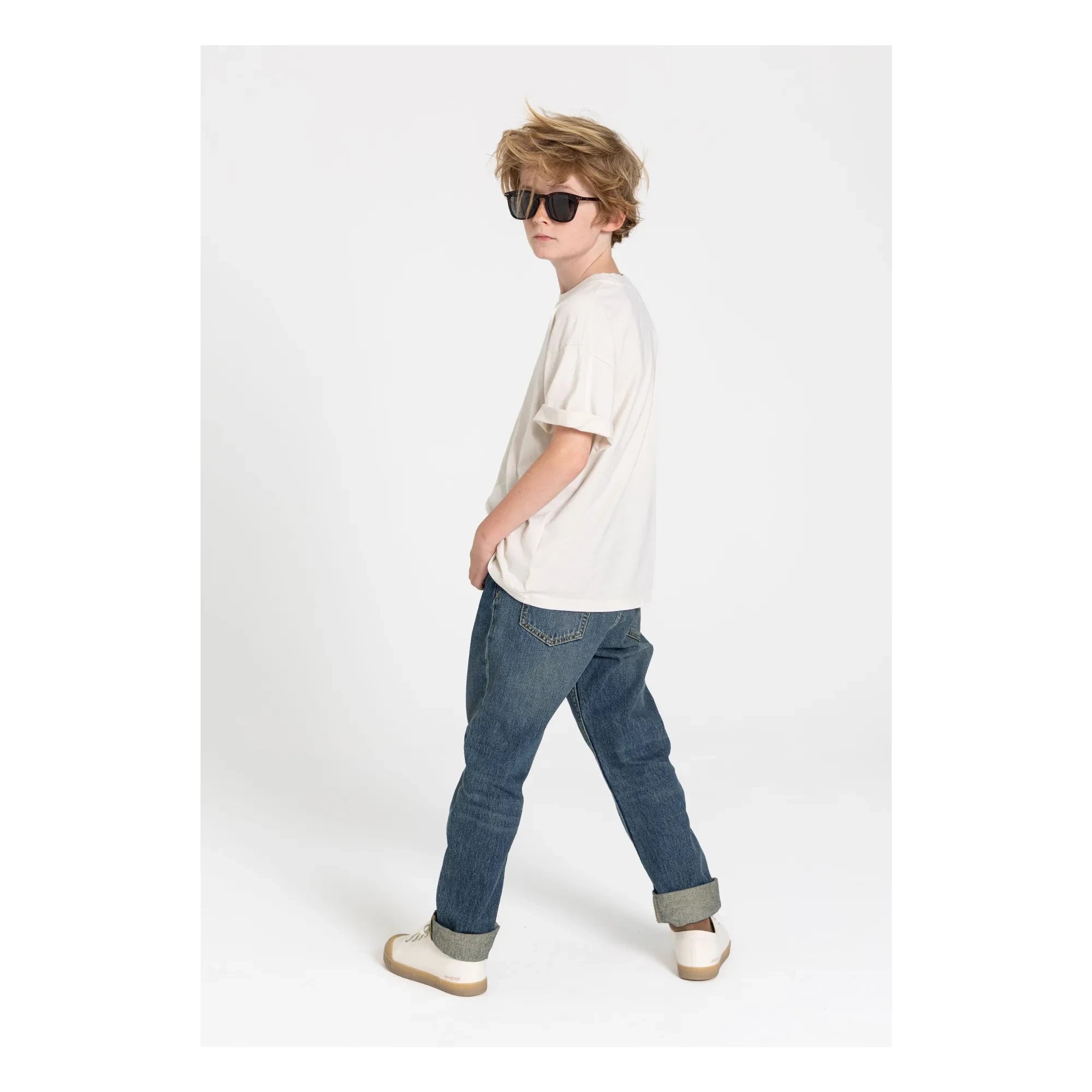 Smallable Kid - Camiseta de algodón orgánico Nils | Avena