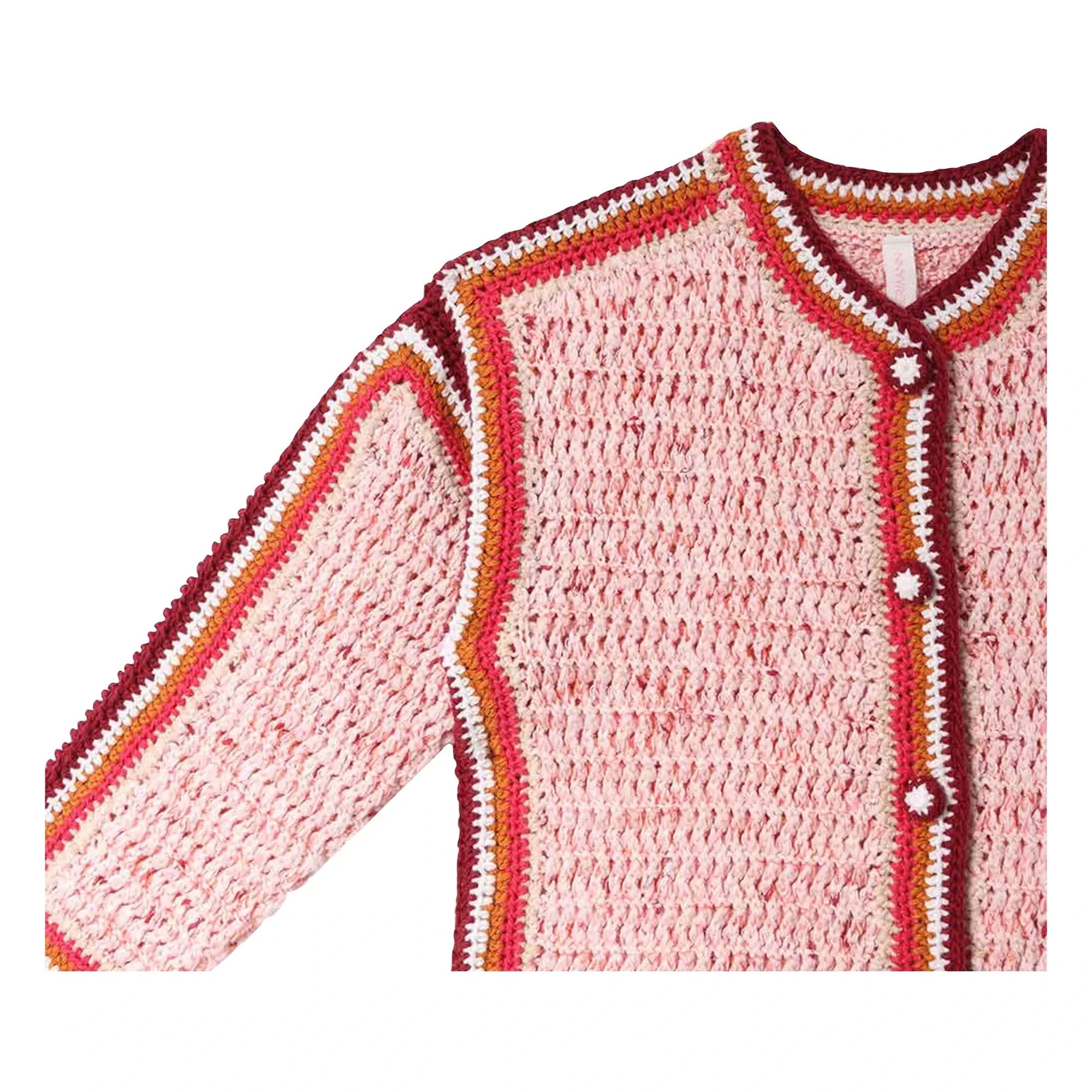 Zimmermann - Chaqueta de ganchillo Patience | Rosa claro