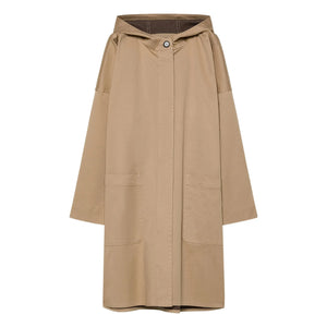 Pomandère - Chaqueta impermeable de lona de algodón | Sand
