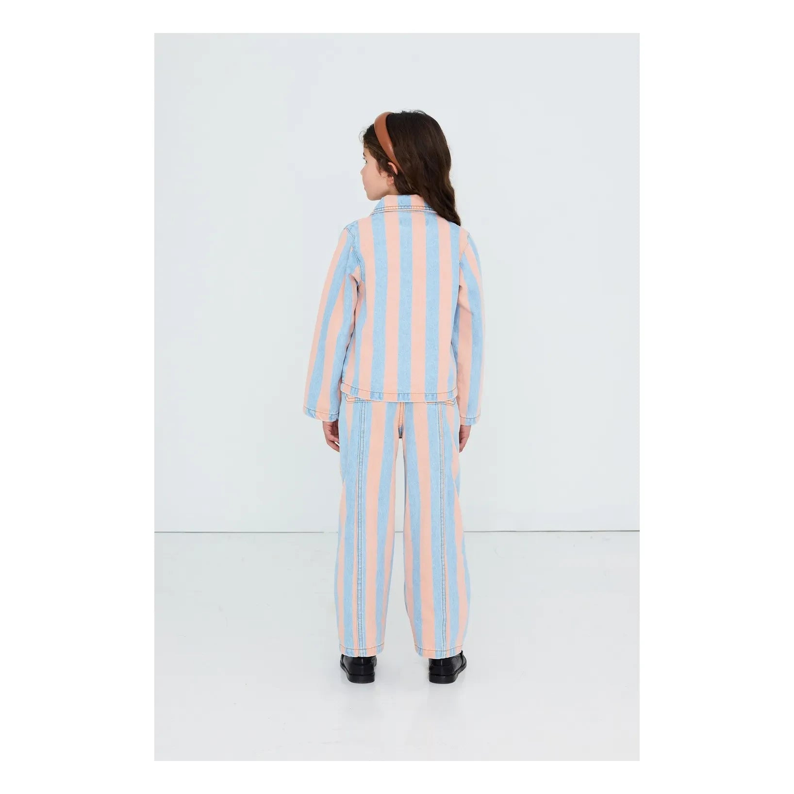Tinycottons - Çizgili Jean | Açık Mavi