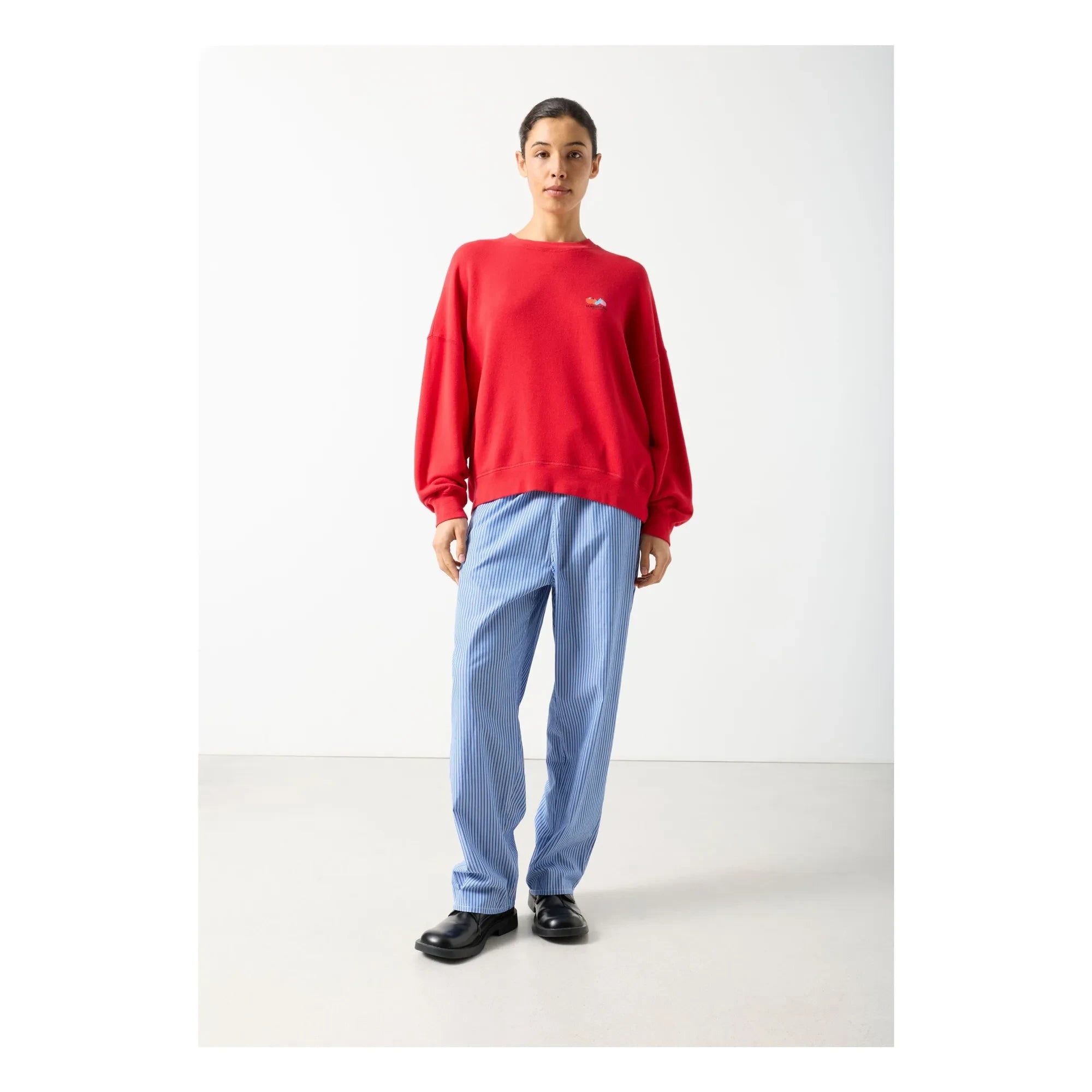 American Vintage - Sudadera de algodón Atubay | Rojo tomate