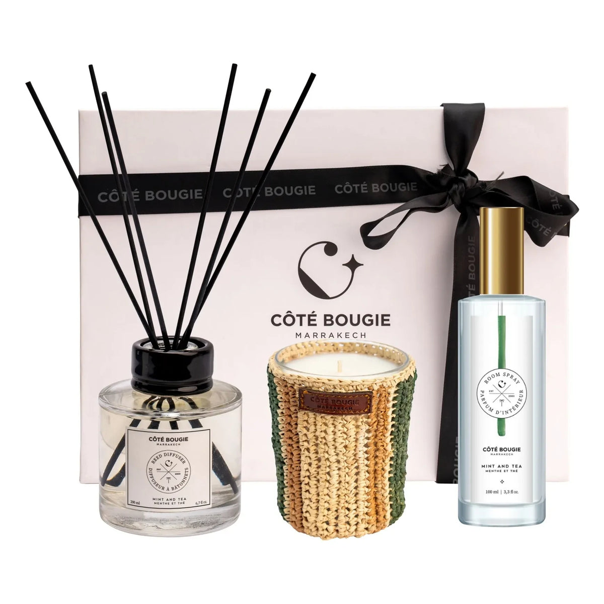 Côté Bougie - Set de regalo exclusivo - Menta y Té