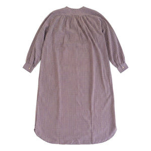 Hod - Vestido de cuadros de algodón Sally | Morado