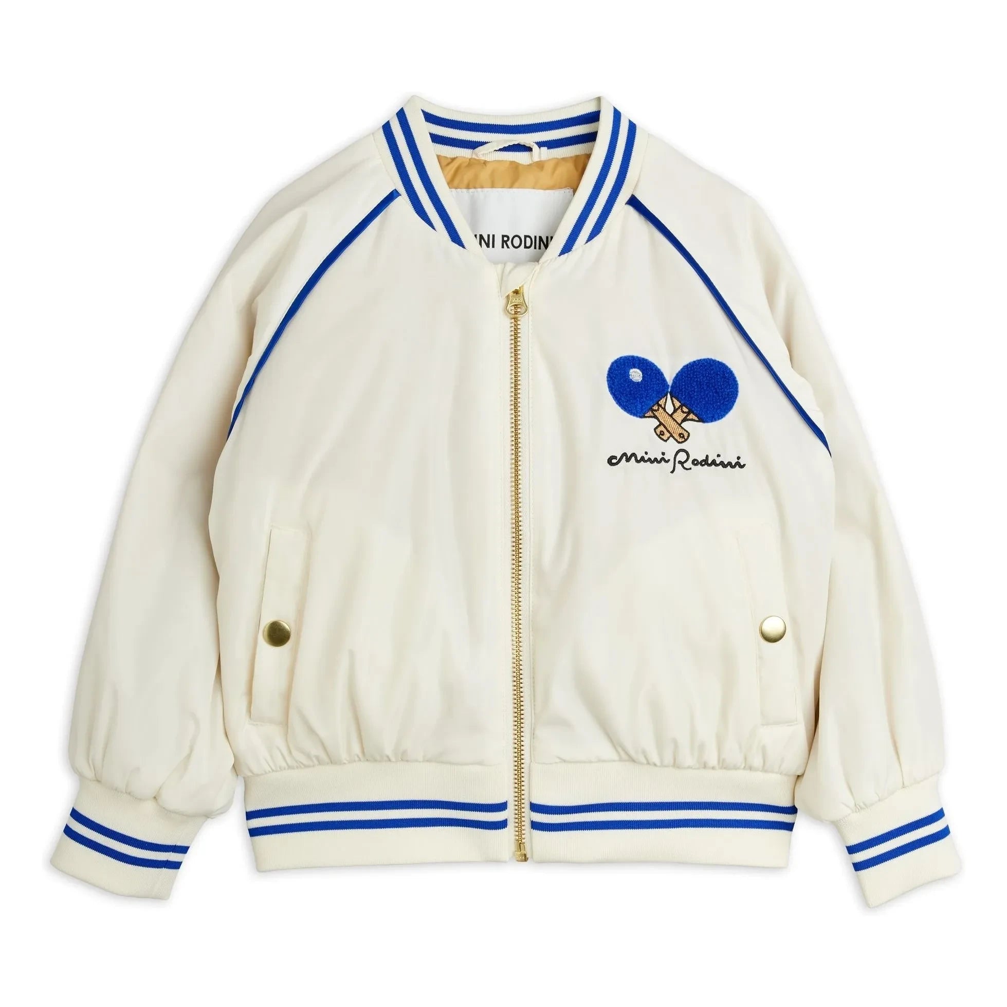 Mini Rodini - Chaqueta Ping Pong de Fibra Reciclada | Blanco