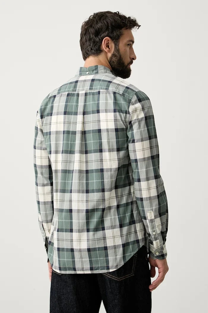 Camisa de algodón Rawley para hombre Barbour