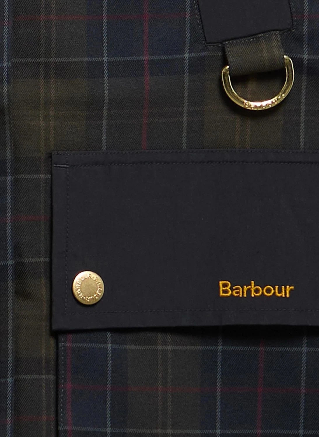 Barbour - Chaqueta impermeable Rotsea a cuadros | Negro