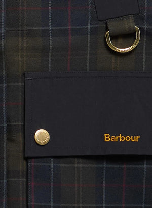 Barbour - Chaqueta impermeable Rotsea a cuadros | Negro