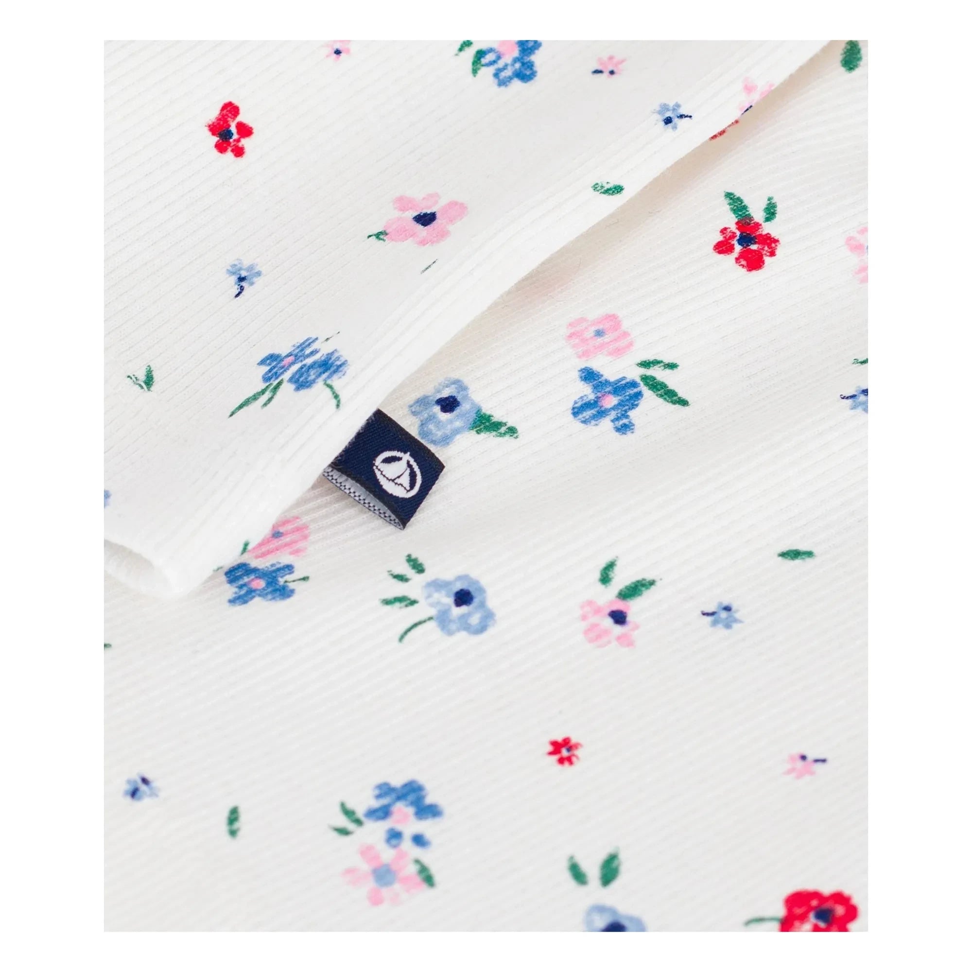 Petit Bateau - Camiseta Acanalada | Blanco