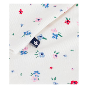 Petit Bateau - Camiseta Acanalada | Blanco
