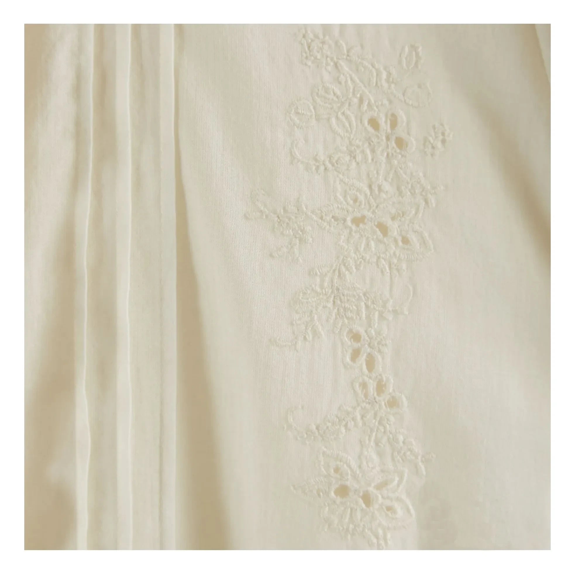 Emile et Ida - Blusa bordada Charline | Crudo