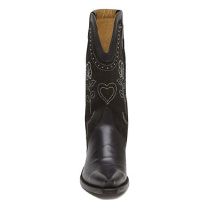 Bootstock - Botas cowboy Haily con tachuelas de ante | Negro