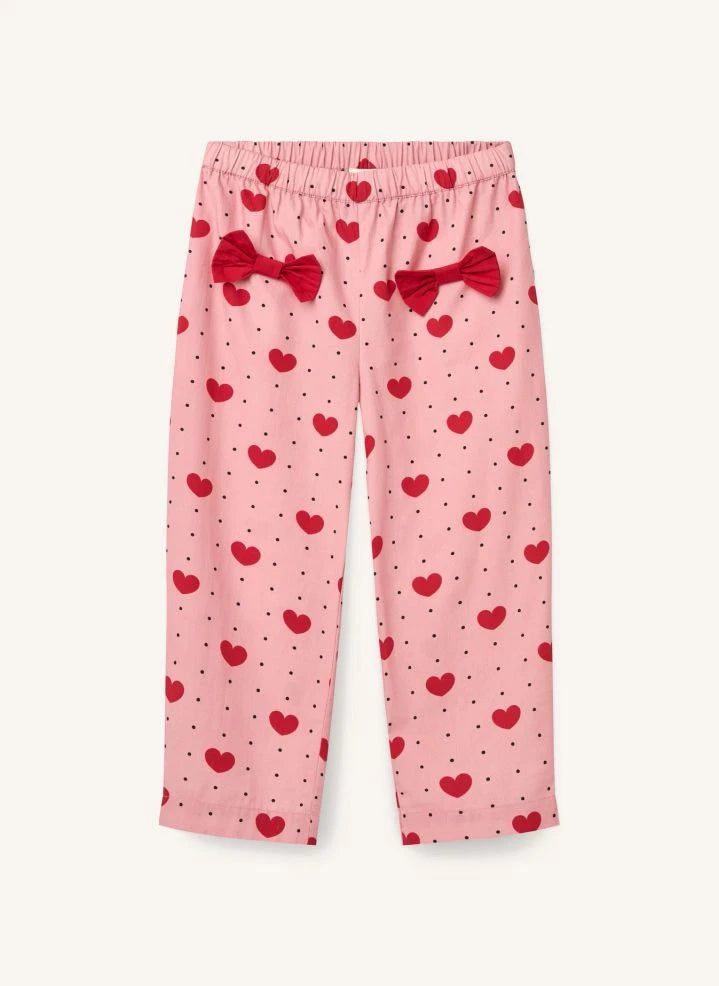 Copenhagen Colors - Pantalones con Corazón de Algodón Orgánico | Rosa