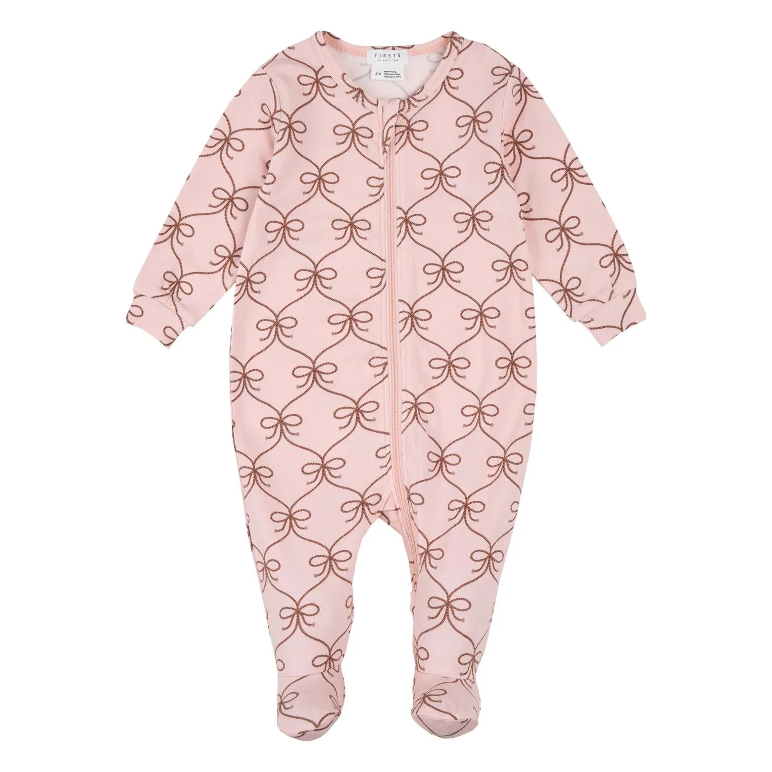 Petit Lem - Lasso Modal ve Organik Pamuklu Ayaklı Pijama | Soluk Pembe