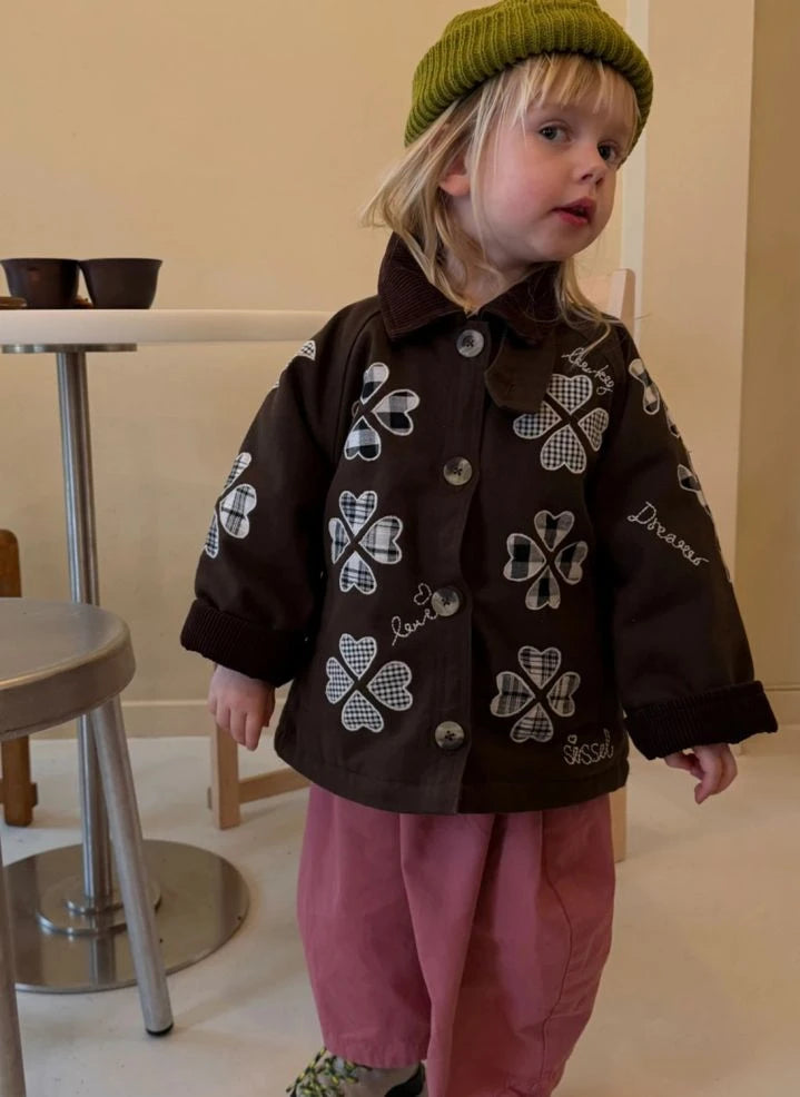 SISSEL EDELBO - Chaqueta de algodón orgánico Lilibeth - Colección infantil | Marrón