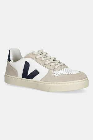 Zapatillas de piel para niños Veja Small V-10 Laces